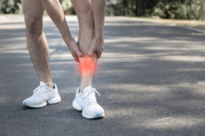 Douleur au mollet pendant le sport - podologie du sport